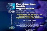 Pan American Health Organization.. Protegiendo la salud de los Trabajadores de Salud: Experiencias de las Américas Marie-Claude Lavoie Toma de decisiones.