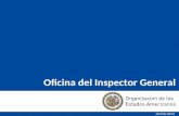 Oficina del Inspector General abril de 2013. Reportes de la OIG Normas Generales - Artículo 118: Plan de Actividades. Normas Generales - Artículo 121: