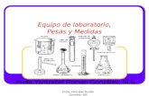 Profa. Yaritzabel Román González, MS Equipo de laboratorio, Pesas y Medidas Profa.Yaritzabel Román González, M.S.