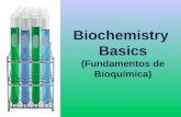 Biochemistry Basics (Fundamentos de Bioquímica) Biochemistry Basics Objectives: 1. Ser capaz de leer la Tabla Periódica 2. Identificar los elementos.