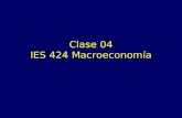 Clase 04 IES 424 Macroeconomía. Ciclo económico Son fluctuaciones en el corto plazo, de la producción, el ingreso y el empleo agregados, caracterizadas.