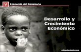 Economía del Desarrollo V V saladehistoria.com Desarrollo y Crecimiento Económico.