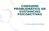 CONSUMO PROBLEMÁTICO DE SUSTANCIAS PSICOACTIVAS Lic. Enf. Esp. María Cristina Sanabia Lic. Enf. Esp. María Cristina Sanabia.