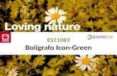 1 Bol­grafo Icon-Green ES11089 Bol­grafo Icon-Green