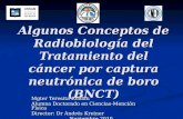 Algunos Conceptos de Radiobiología del Tratamiento del cáncer por captura neutrónica de boro (BNCT) Mgter Teresita Roldán Alumna Doctorado en Ciencias-Mención.