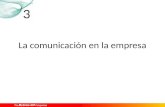 La comunicación en la empresa 3. 1. La comunicación en la empresa Tipos de comunicación en la empresa (I)