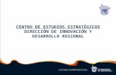 CENTRO DE ESTUDIOS ESTRATÉGICOS DIRECCIÓN DE INNOVACIÓN Y DESARROLLO REGIONAL.