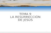 TEMA 9 LA RESURRECCIÓN DE JESÚS 1. Bajo la expresión “experiencia pascual” podríamos distinguir: lo que le pasó a Jesús lo que “percibieron/experimentaron”