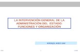 R.B.N11/11/99 LA INTERVENCIÓN GENERAL DE LA ADMINISTRACIÓN DEL ESTADO: FUNCIONES Y ORGANIZACIÓN MADRID, MAYO 2000.