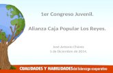 José Antonio Chávez 5 de Diciembre de 2014. 1er Congreso Juvenil. Alianza Caja Popular Los Reyes.