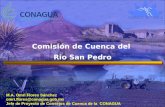 Comisión de Cuenca del Rio San Pedro M.A. Omri Flores Sánchez omri.flores@conagua.gob.mx Jefe de Proyecto de Consejos de Cuenca de la CONAGUA.