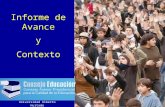 1 Informe de Avance y Contexto Juan Eduardo García-Huidobro Universidad Alberto Hurtado Octubre 2006.