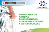 PROGRAMA DE AYUDAS BIOMECANICAS, COMPLEMENTARIAS Y ASISTENCIALES.