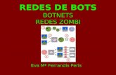 REDES DE BOTS BOTNETS REDES ZOMBI Eva Mª Ferrandis Peris.