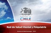 Red de Salud Mental y Psiquiatría Servicio de Salud Aconcagua – 2012.