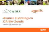 1 Alianza Estratégica CAISA-Zoetis Panamá, 13 de septiembre 2013.