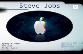 Steve Jobs Sydney M. Pérez ADO 2222 Profa. Ayleen Martínez Creación y Manejo de Documentos Electrónicos 12 de noviembre de 2014.