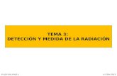 © CSN-2012IR-OP-BA-PW3-1 TEMA 3: DETECCIÓN Y MEDIDA DE LA RADIACIÓN.