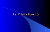 1 La Distribución. 2 Distribución Es la actividad de marketing que consiste en hacer llegar el producto a su mercado meta.