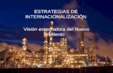 ESTRATEGIAS DE INTERNACIONALIZACIÓN Visión exportadora del Nuevo Milenio.