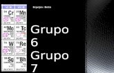 Equipo: Beta Grupo 6 Grupo 7. Etimología:  Número atómico 24 Valencia 2,3,4,5,6 Estado de oxidación +3 Electronegatividad 1,6 Radio covalente