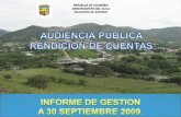 REPUBLICA DE COLOMBIA DEPARTAMENTO DEL HUILA MUNICIPIO DE ACEVEDO INGRESOS AÑO 2008 FUENTEVALOR RECAUDO% INGRESOS TRIBUTARIOS 839.535.033 6 INGRESOS.