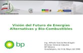 Visión del Futuro de Energías Alternativas y Bio-Combustibles Ing. Alfredo García Mondragón Director General Adjunto BP México Guadalajara, Jal. 8 de Mayo.