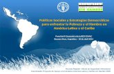 Políticas Sociales y Estrategias Democráticas para enfrentar la Pobreza y el Hambre en América Latina y el Caribe Panel del II Encuentro de la RED CESALC.