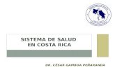 DR. CÉSAR GAMBOA PEÑARANDA SISTEMA DE SALUD EN COSTA RICA.
