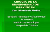 CIRUGIA DE LA ENFERMEDAD DE PARKINOSN Dra. Ofrenda de Medina Sección: Parkinson y Movimientos Anormales Instituto de Neurología Hospital de Clínicas Hospital.