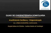 Insuficiencia Cardíaca y Oxigenoterapia. Dra. URIBE ECHEVARRÍA, MARIA ELISA. Hospital Italiano de Córdoba – Instituto Modelo de Cardiología GUIAS DE OXIGENOTERAPIA.