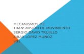 MECANISMOS DE TRANSMISIÓN DE MOVIMIENTO SERGIO DAVID TRUJILLO EIBAR LÓPEZ MUÑOZ 901.