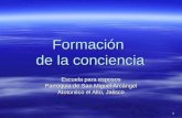 1 Formación de la conciencia Escuela para esposos Parroquia de San Miguel Arcángel Atotonilco el Alto, Jalisco.