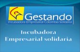 UN POCO DE HISTORIA Creada en el 2002, GESTANDO es la única Incubadora Empresarial de carácter solidario en Colombia. Fue constituida como una incubadora.