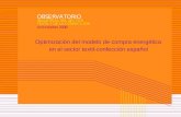 Jornada de presentación de actividades 2008 Optimización del modelo de compra energética en el sector textil-confección español.