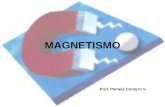 MAGNETISMO Prof. Pamela Cordero V.. Magnetismo Rocas piedra imán contienen un mineral llamado magnetita.