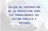 TALLER DE INTEGRACIÓN DE LA PROTECCIÓN PARA LOS TRABAJADORES DEL SECTOR PÚBLICO Y PRIVADO.