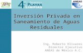 Inversión Privada en Saneamiento de Aguas Residuales Ing. Roberto Olivares Director Ejecutivo ANEAS de México A.C.