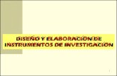1 DISEÑO Y ELABORACIÓN DE INSTRUMENTOS DE INVESTIGACIÓN.