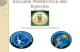 Escuela Politécnica del Ejercito ESPE Departamento de Eléctrica y Electrónica 1.
