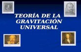TEORÍA DE LA GRAVITACIÓN UNIVERSAL. ÍNDICE INTRODUCCIÓN LEYES DE KEPLER LEY DE LA GRAVITACIÓN UNIVERSAL. FUERZAS CONSERVATIVAS. ENERGÍA POTENCIAL GRAVITATORIA.