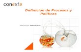 Definición de Procesos y Políticas. 2 Marco de Procesos.