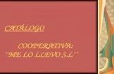 CATÁLOGO COOPERATIVA: ``ME LO LLEVO S.L´´. ALIMENTACIÓN.