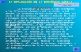 LA EVALUACIÓN EN LA ENSEÑANZA BÁSICA Inspección Educativa Las Palmas: MASP Inspección Educativa Las Palmas: MASPIntroducción.