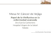 Mesa IV: Cáncer de Vejiga Papel de la Vinflunina en la enfermedad avanzada Dra Garcia Carbonero Hospital Virgen de la Salud Toledo.