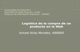 Logística de la compra de un producto en la Web Ismael Arias Morales.A90600.