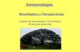 Inmunología Resultados y Perspectivas Instituto de Hematología e Inmunología 40 años de desarrollo.