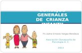 Ps Jaime Ernesto Vargas-Mendoza Asociación Oaxaqueña de Psicología A. C. 2013 CONSEJOS GENERALES DE CRIANZA INFANTIL.