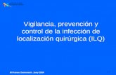 11 M France Domenech. Juny 2004 Vigilancia, prevención y control de la infección de localización quirúrgica (ILQ)