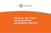 MANUAL DE TOMA DE MUESTRAS MICROBIOLÓGICAS. Dirigido a Personal de salud Divulgación manual de muestras microbiológicas.